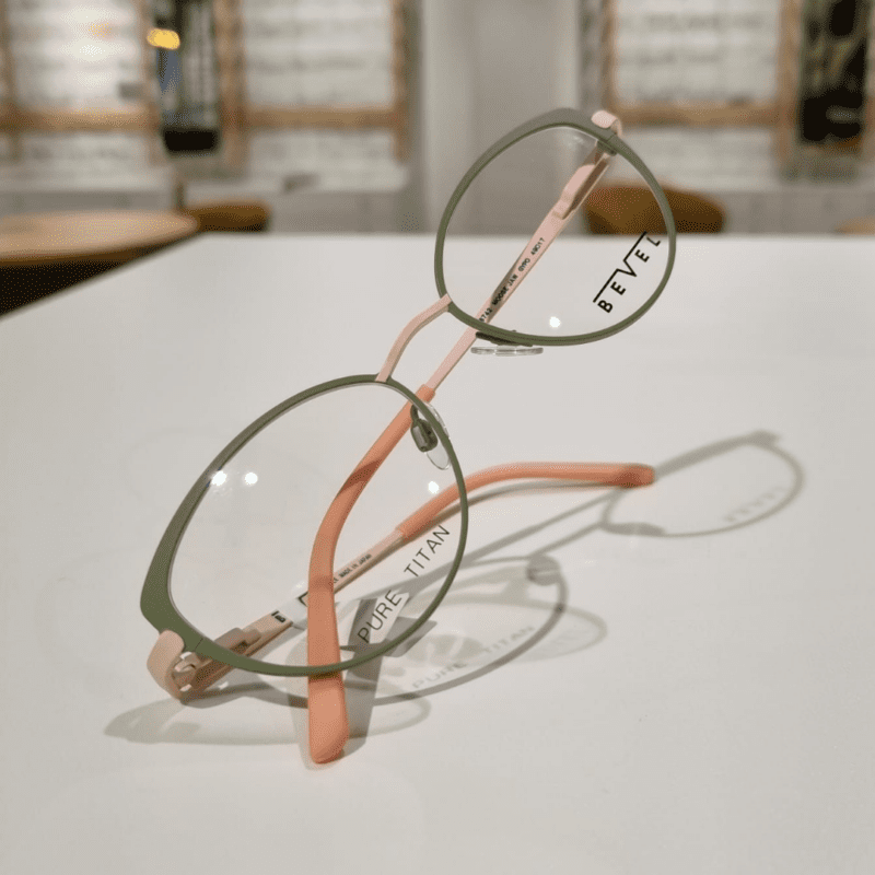 Bevel Eyewear groen roze